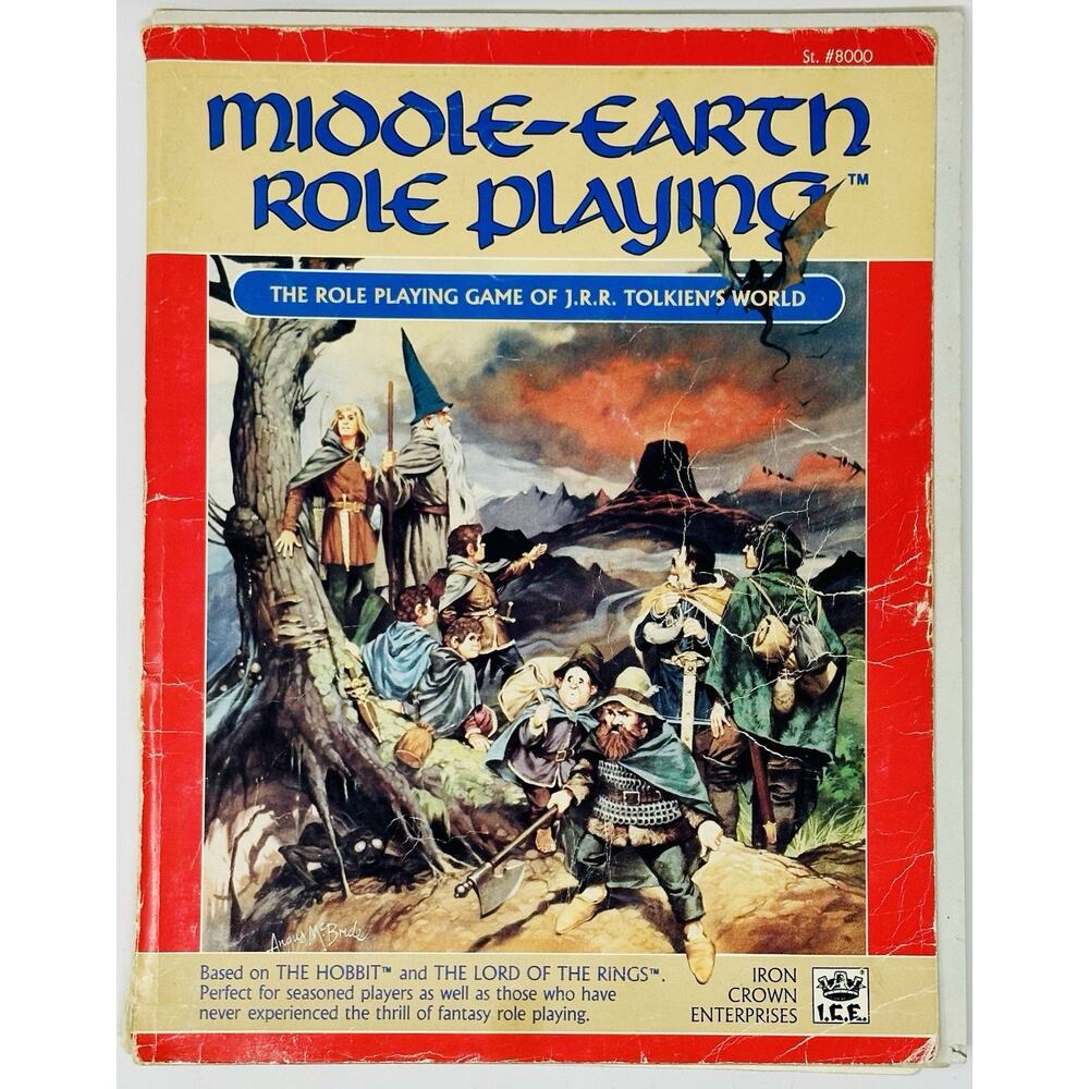 MERP Middle Earth Role Playing Game Guide Tolkien LOTR RPG ICE #8000
